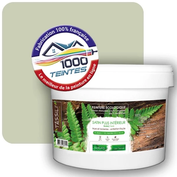Peinture Natura Tassili® Les Verts (Mille Teintes E10-17) Intérieur SATIN