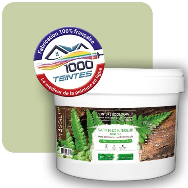 Peinture Natura Tassili® Les Verts (Mille Teintes E10-12) Intérieur SATIN