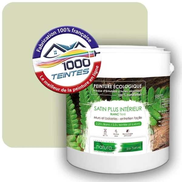 Peinture Natura Tassili® Les Verts (Mille Teintes E10-11) Intérieur SATIN