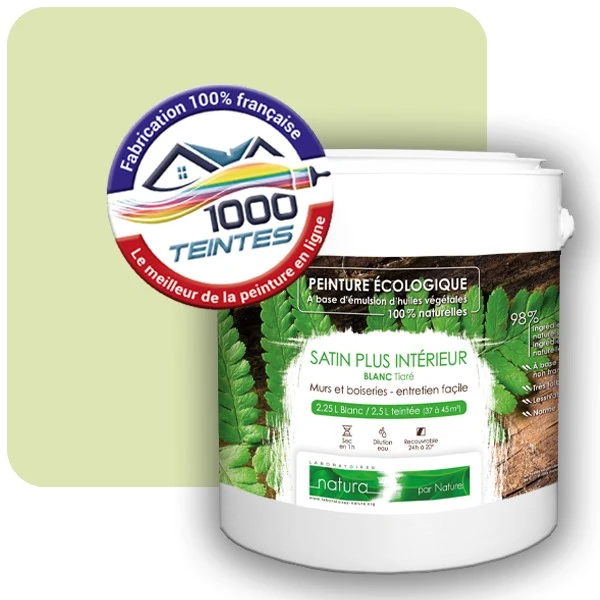 Peinture Natura Tassili® Les Verts (Mille Teintes E10-1) Intérieur SATIN