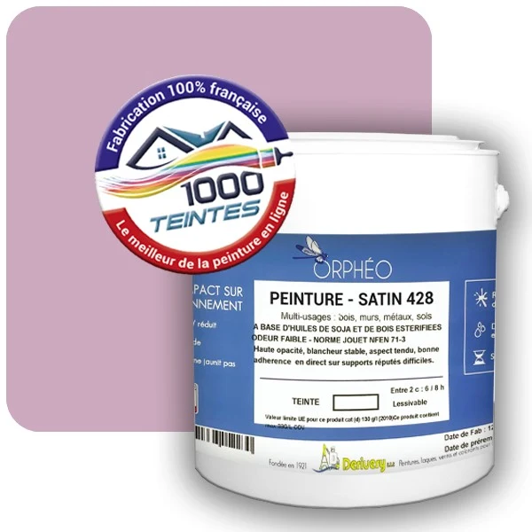 Peinture Anticorrosion Natura Orphéo® Les Roses (Mille Teintes E1-2) Intérieur/Extérieur SATIN