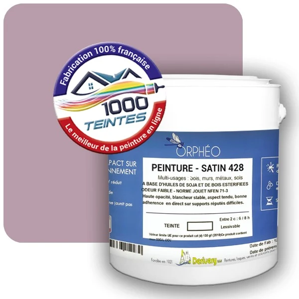 Peinture Anticorrosion Natura Orphéo® Les Roses (Mille Teintes E1-13) Intérieur/Extérieur SATIN