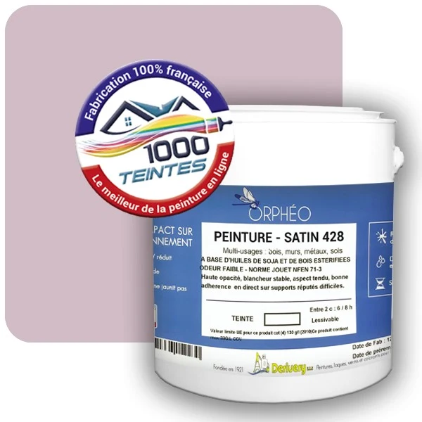 Peinture Anticorrosion Natura Orphéo® Les Roses (Mille Teintes E1-12) Intérieur/Extérieur SATIN