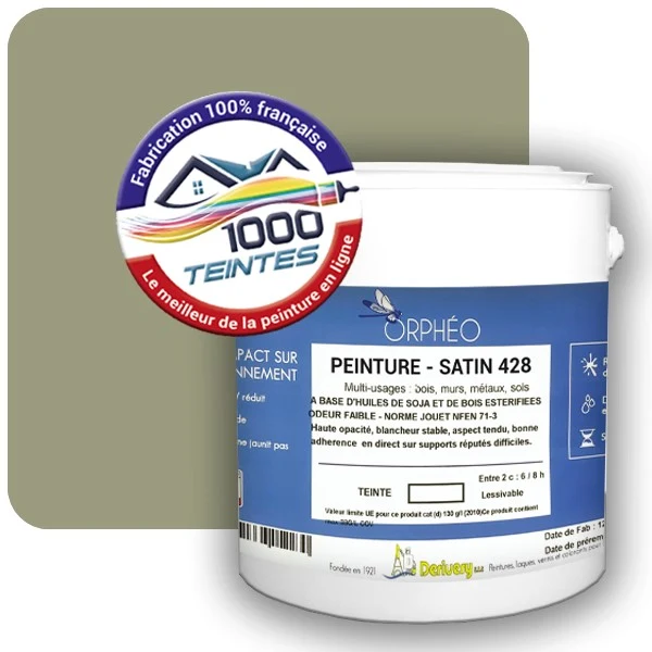 Peinture Anticorrosion Natura Orphéo® Les Verts (Mille Teintes E10-37) Intérieur/Extérieur SATIN