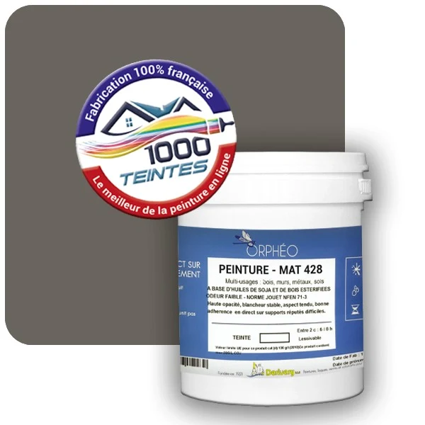 Peinture Anticorrosion Natura Orphéo® Les Bruns pleins (Mille Teintes E25-41) Intérieur/Extérieur MAT