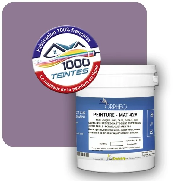 Peinture Anticorrosion Natura Orphéo® Les Violets (Mille Teintes E15-54) Intérieur/Extérieur MAT