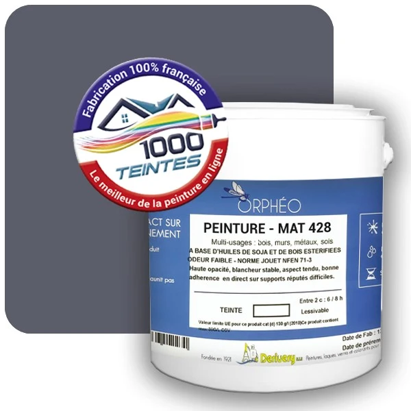 Peinture Anticorrosion Natura Orphéo® Les Violets (Mille Teintes E15-40) Intérieur/Extérieur MAT