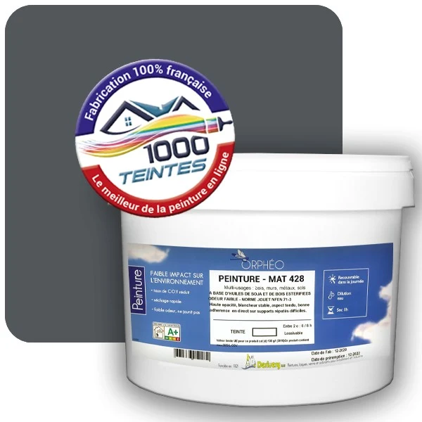 Peinture Anticorrosion Natura Orphéo® Les Bleus (Mille Teintes E14-40) Intérieur/Extérieur MAT