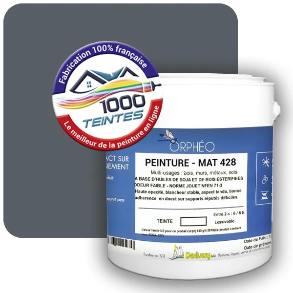 Peinture Anticorrosion Natura Orphéo® Les Bleus (Mille Teintes E14-20) Intérieur/Extérieur MAT