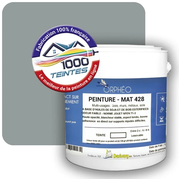 Peinture Anticorrosion Natura Orphéo® Les Bleus (Mille Teintes E14-17) Intérieur/Extérieur MAT