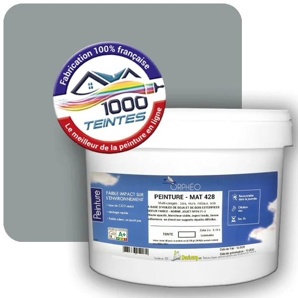 Peinture Anticorrosion Natura Orphéo® Les Bleus (Mille Teintes E14-17) Intérieur/Extérieur MAT