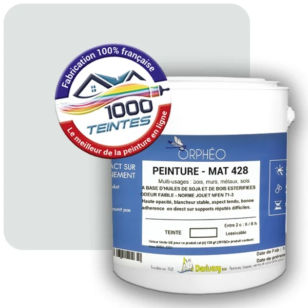 Peinture Anticorrosion Natura Orphéo® Les Bleus (Mille Teintes E13-56) Intérieur/Extérieur MAT