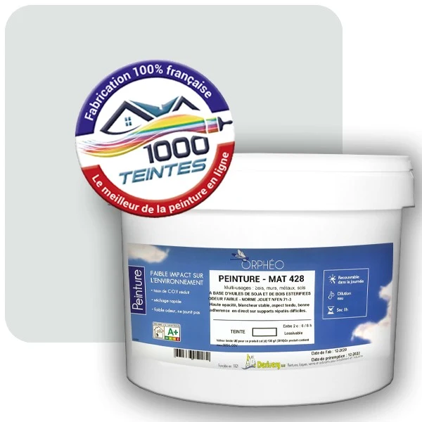 Peinture Anticorrosion Natura Orphéo® Les Bleus (Mille Teintes E13-56) Intérieur/Extérieur MAT