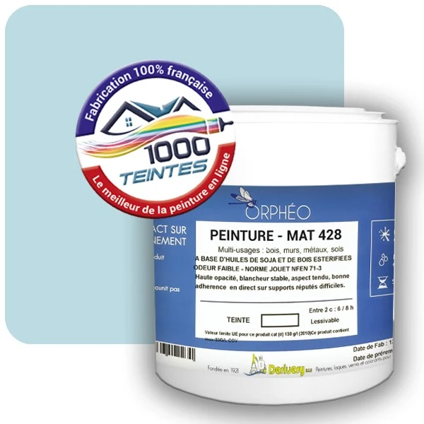 Peinture Anticorrosion Natura Orphéo® Les Bleus (Mille Teintes E13-41) Intérieur/Extérieur MAT