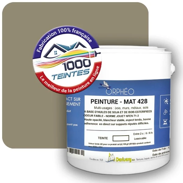 Peinture Anticorrosion Natura Orphéo® Les Jaunes (Mille Teintes E8-58) Intérieur/Extérieur MAT