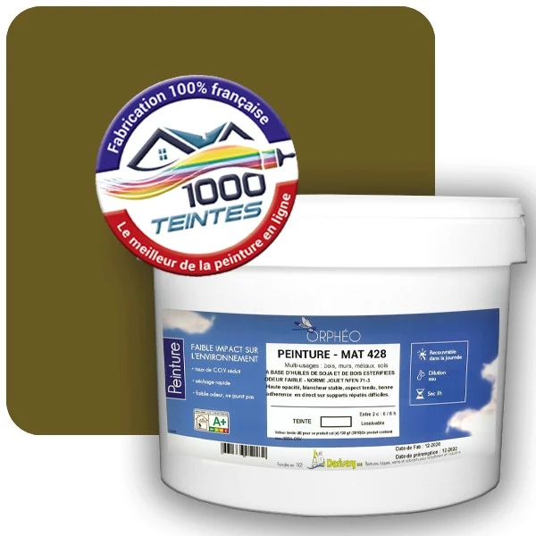 Peinture Anticorrosion Natura Orphéo® Les Jaunes (Mille Teintes E8-55) Intérieur/Extérieur MAT