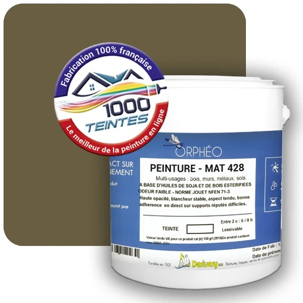 Peinture Anticorrosion Natura Orphéo® Les Jaunes (Mille Teintes E8-40) Intérieur/Extérieur MAT