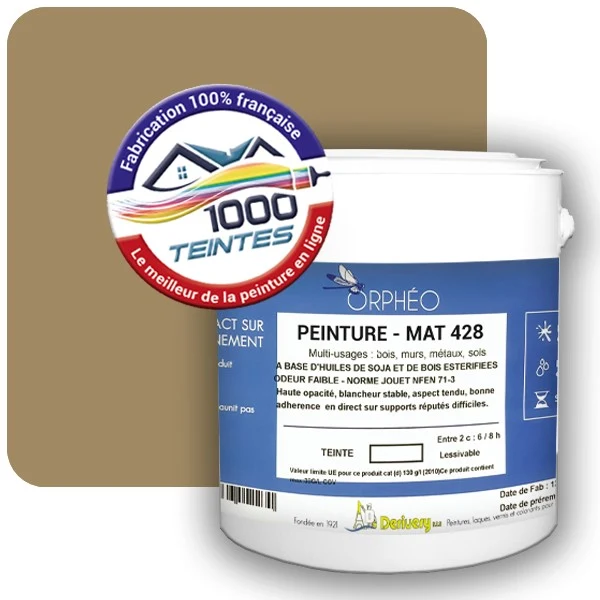 Peinture Anticorrosion Natura Orphéo® Les Jaunes (Mille Teintes E7-59) Intérieur/Extérieur MAT