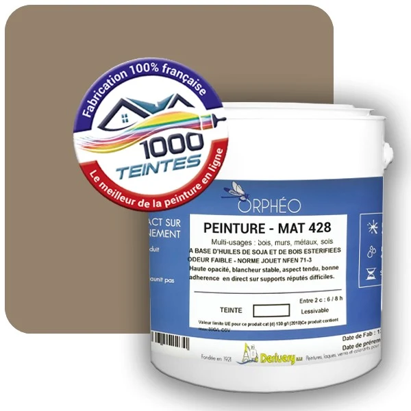 Peinture Anticorrosion Natura Orphéo® Les Jaunes (Mille Teintes E6-19) Intérieur/Extérieur MAT