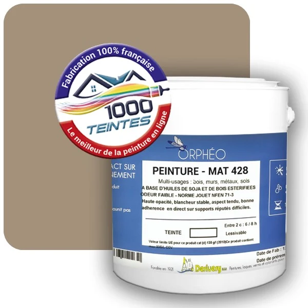 Peinture Anticorrosion Natura Orphéo® Les Jaunes (Mille Teintes E6-18) Intérieur/Extérieur MAT