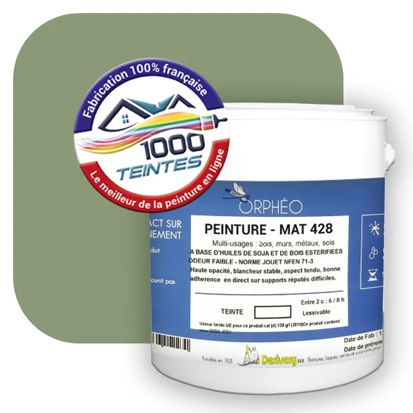 Peinture Anticorrosion Natura Orphéo® Vert Pâle (RAL Classic 6021) Intérieur/Extérieur MAT