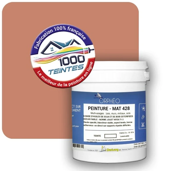 Peinture Anticorrosion Natura Orphéo® Rouge Beige (RAL Classic 3012) Intérieur/Extérieur MAT