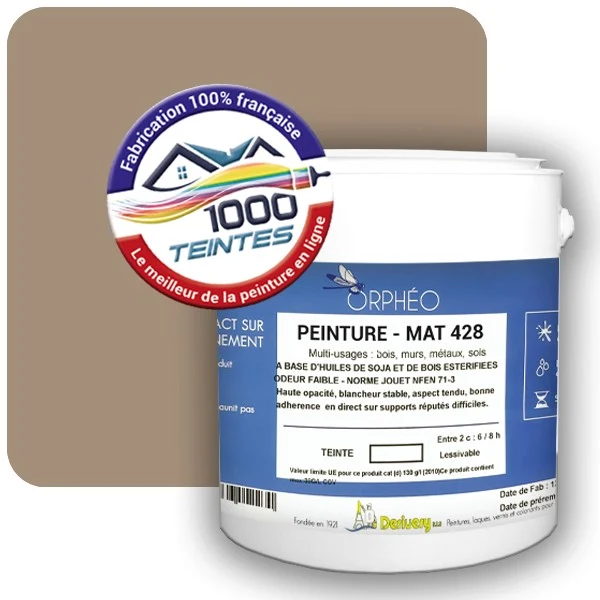 Peinture Anticorrosion Natura Orphéo® Beige Gris (RAL Classic 1019) Intérieur/Extérieur MAT
