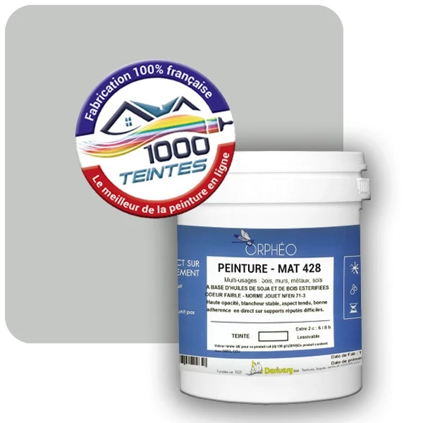 Peinture Anticorrosion Natura Orphéo® Gris Clair (RAL Classic 7035) Intérieur/Extérieur MAT