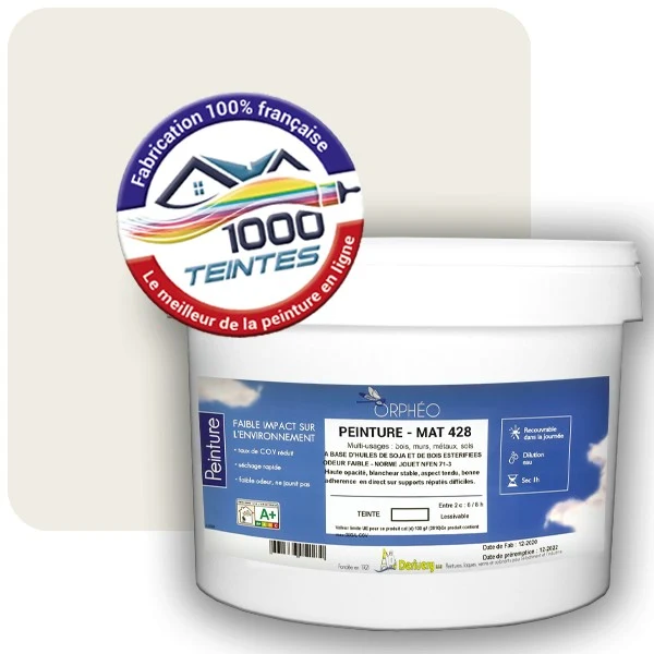 Peinture Anticorrosion Natura Orphéo® Les Verts (Mille Teintes E9-56) Intérieur/Extérieur MAT