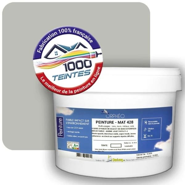 Peinture Anticorrosion Natura Orphéo® Les Verts (Mille Teintes E9-37) Intérieur/Extérieur MAT