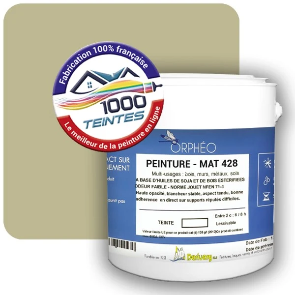 Peinture Anticorrosion Natura Orphéo® Les Verts (Mille Teintes E9-32) Intérieur/Extérieur MAT