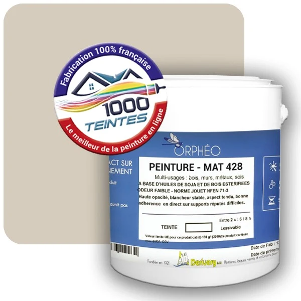 Peinture Anticorrosion Natura Orphéo® Les Jaunes (Mille Teintes E6-37) Intérieur/Extérieur MAT