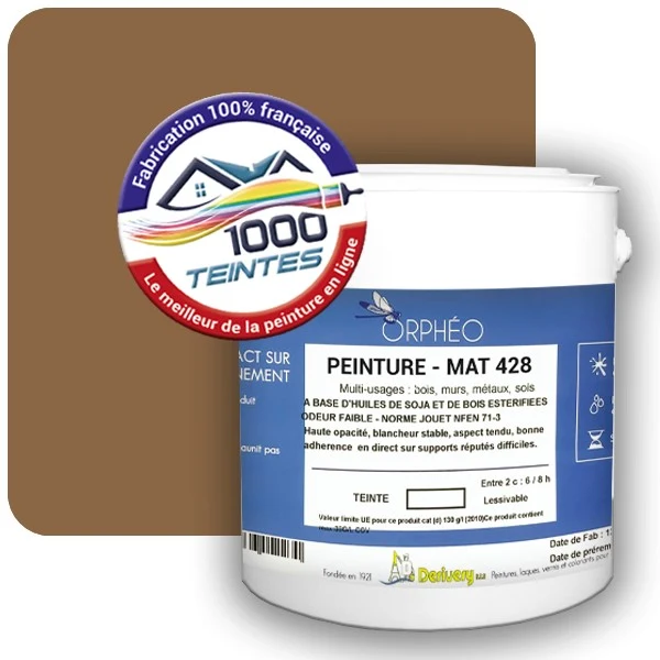 Peinture Anticorrosion Natura Orphéo® Les Bruns (Mille Teintes E5-55) Intérieur/Extérieur MAT