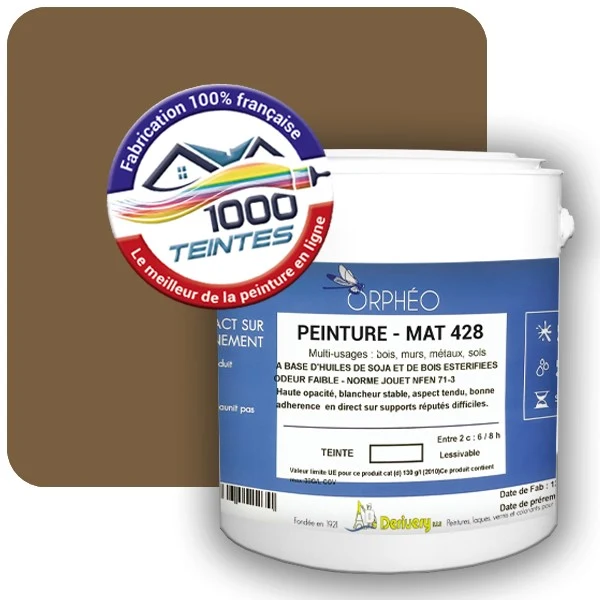 Peinture Anticorrosion Natura Orphéo® Les Bruns (Mille Teintes E5-35) Intérieur/Extérieur MAT