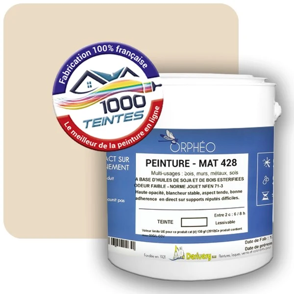 Peinture Anticorrosion Natura Orphéo® Les Bruns (Mille Teintes E5-31) Intérieur/Extérieur MAT