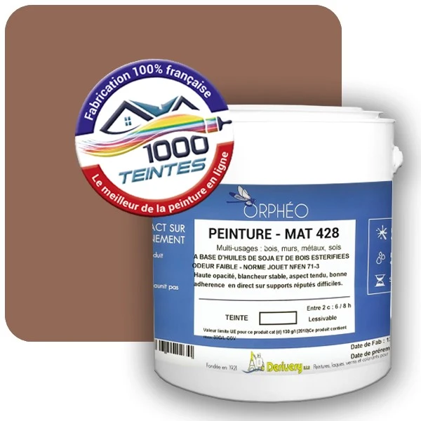 Peinture Anticorrosion Natura Orphéo® Les Rouges (Mille Teintes E3-59) Intérieur/Extérieur MAT