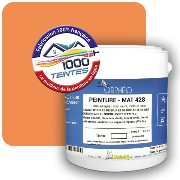Peinture Anticorrosion Natura Orphéo® Les Rouges (Mille Teintes E3-43) Intérieur/Extérieur MAT