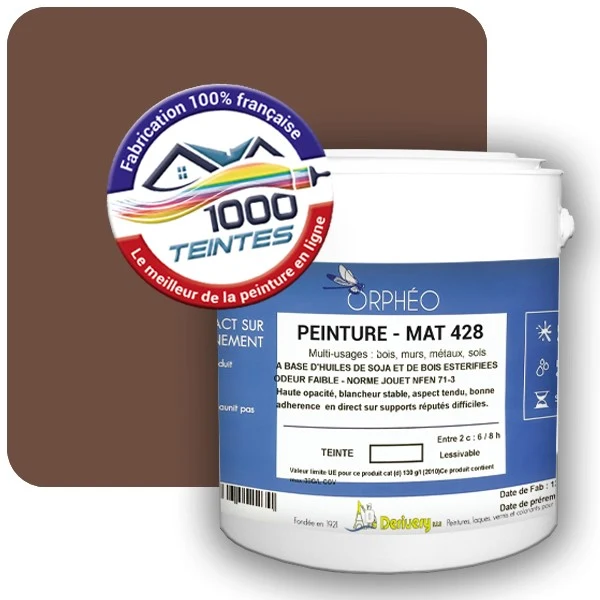 Peinture Anticorrosion Natura Orphéo® Les Rouges (Mille Teintes E3-39) Intérieur/Extérieur MAT
