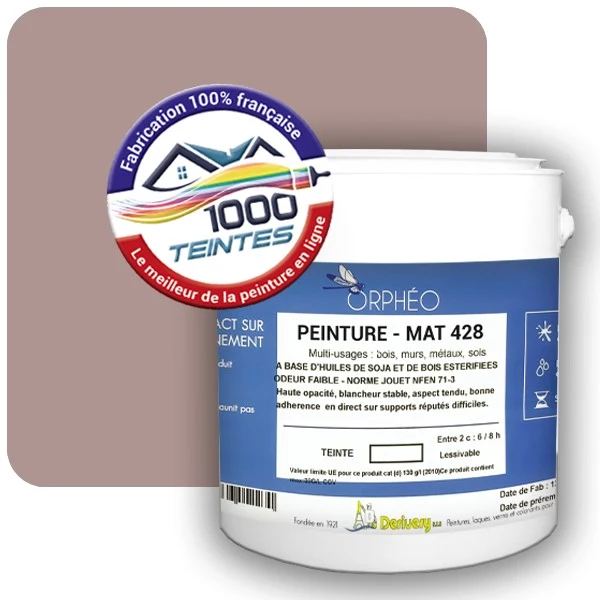 Peinture Anticorrosion Natura Orphéo® Les Roses (Mille Teintes E2-37) Intérieur/Extérieur MAT
