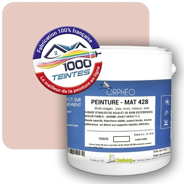 Peinture Anticorrosion Natura Orphéo® Les Roses (Mille Teintes E2-31) Intérieur/Extérieur MAT
