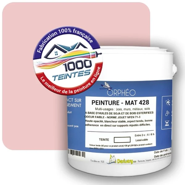 Peinture Anticorrosion Natura Orphéo® Les Roses (Mille Teintes E2-26) Intérieur/Extérieur MAT