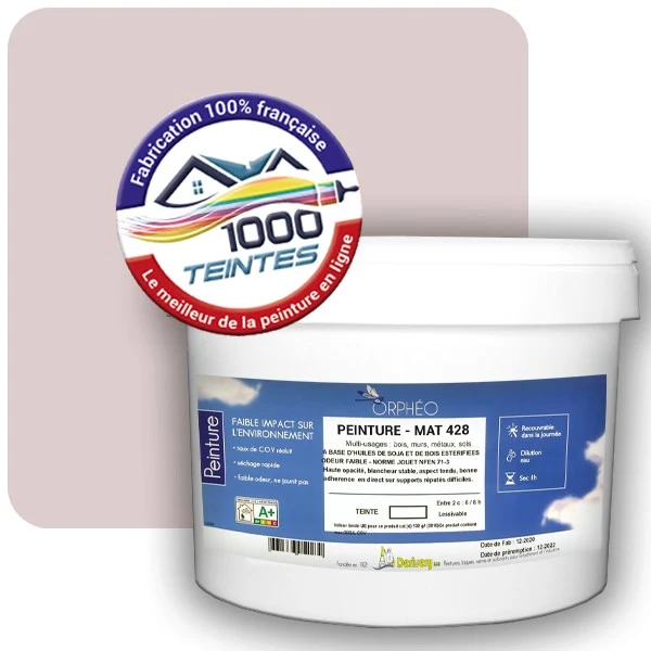 Peinture Anticorrosion Natura Orphéo® Les Roses (Mille Teintes E2-16) Intérieur/Extérieur MAT