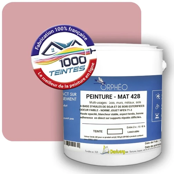 Peinture Anticorrosion Natura Orphéo® Les Roses (Mille Teintes E2-13) Intérieur/Extérieur MAT