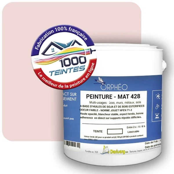 Peinture Anticorrosion Natura Orphéo® Les Roses (Mille Teintes E2-1) Intérieur/Extérieur MAT