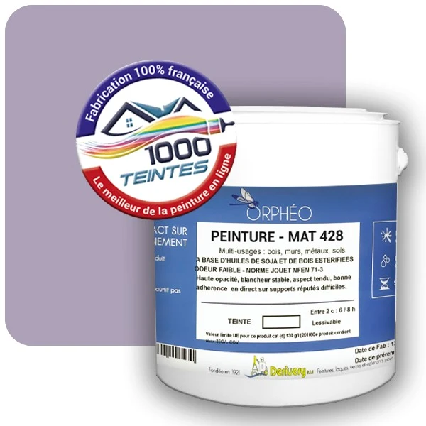 Peinture Anticorrosion Natura Orphéo® Les Violets (Mille Teintes E15-53) Intérieur/Extérieur MAT