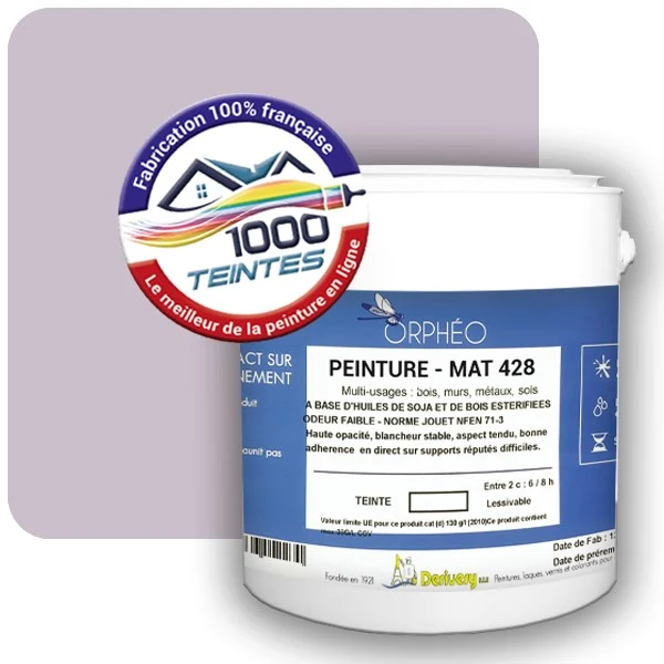 Peinture Anticorrosion Natura Orphéo® Les Violets (Mille Teintes E15-52) Intérieur/Extérieur MAT