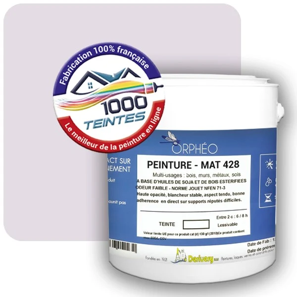 Peinture Anticorrosion Natura Orphéo® Les Violets (Mille Teintes E15-51) Intérieur/Extérieur MAT