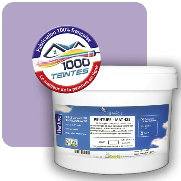 Peinture Anticorrosion Natura Orphéo® Les Violets (Mille Teintes E15-48) Intérieur/Extérieur MAT