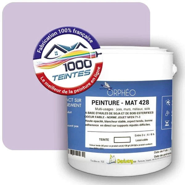 Peinture Anticorrosion Natura Orphéo® Les Violets (Mille Teintes E15-47) Intérieur/Extérieur MAT