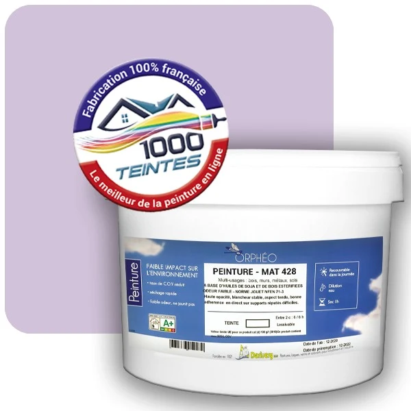 Peinture Anticorrosion Natura Orphéo® Les Violets (Mille Teintes E15-47) Intérieur/Extérieur MAT